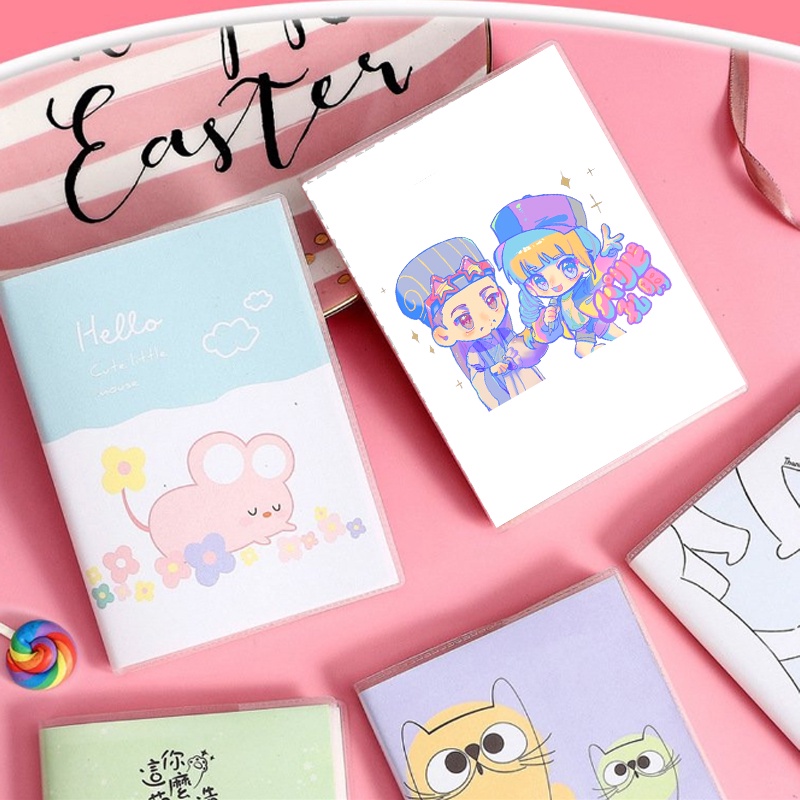 Sổ tay in hình KHỔNG MINH THÍCH ĐI QUẨY tiện lợi anime chibi