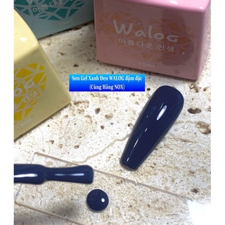 Sơn gel xanh đen đậm đặc walog