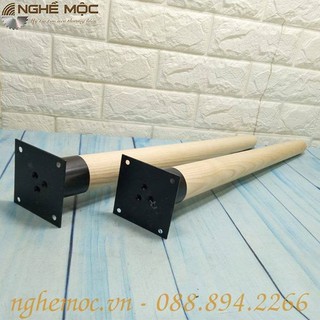 Chân gỗ tròn cao cấp 35cm