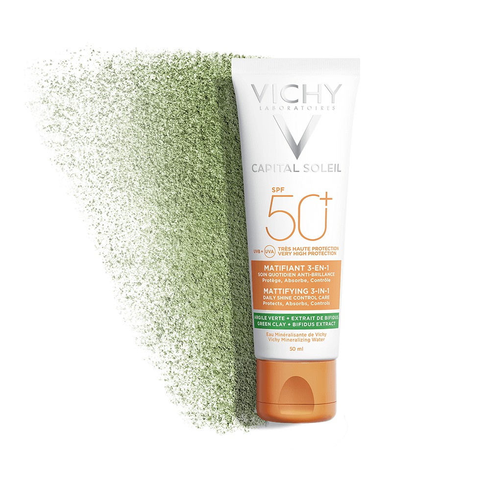 Kem Chống Nắng Chống Lão Hóa - Vichy Capital Soleil SPF 50 Anti-Ageing 3-in-1 [50ml]