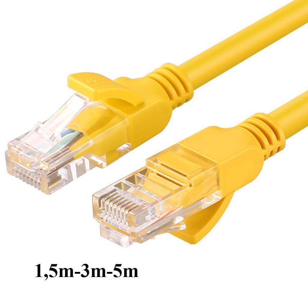 Dây mạng bấm sẵn dài 1.5m 3m 5m -dây mạng lan internet tốt xịn cao cấp