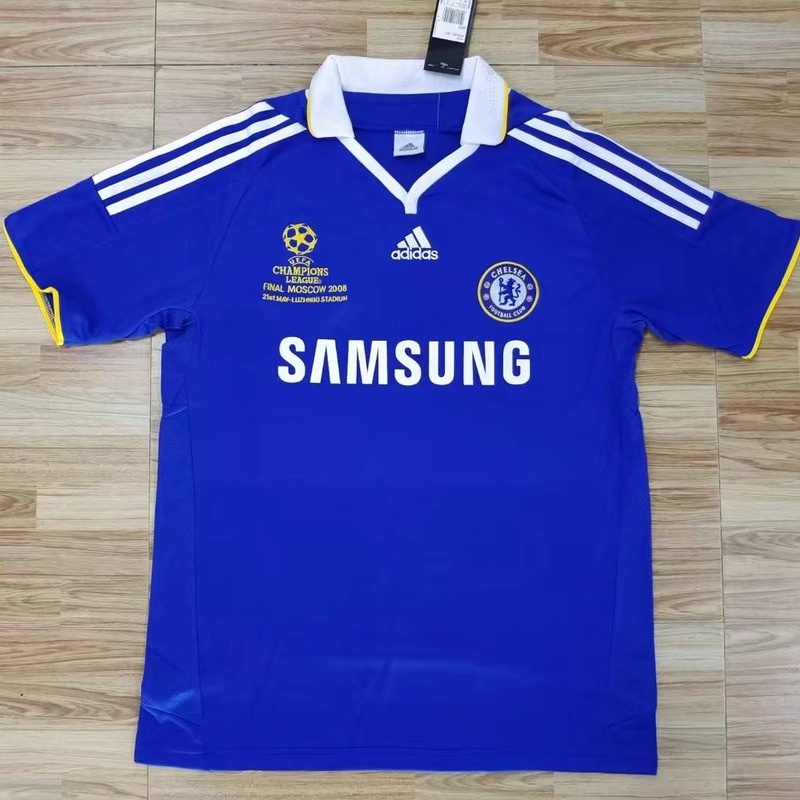 Áo Thun Bóng Đá Thể Thao Chelsea 2008/09 S-2XL Cao Cấp
