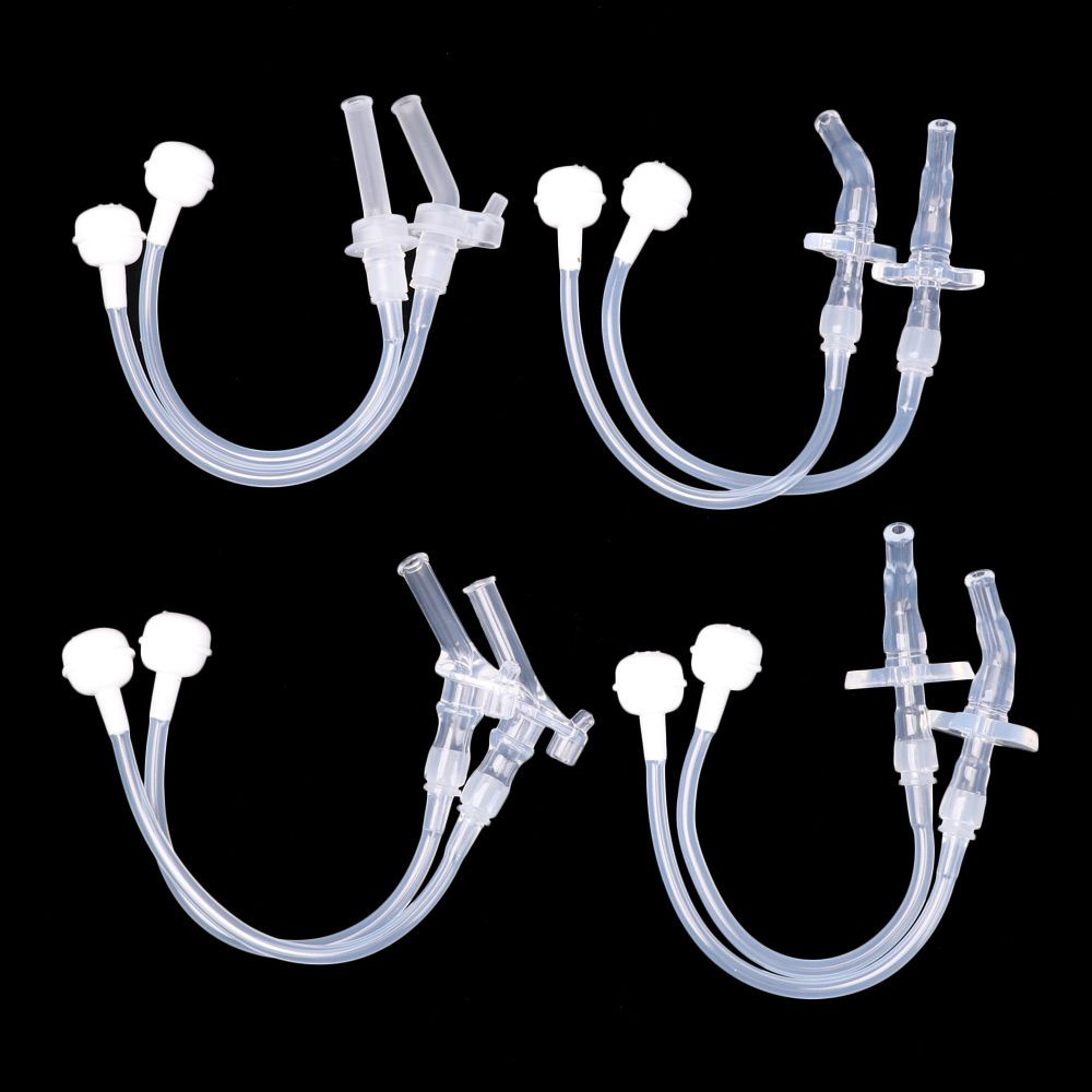 Bộ 10 chiếc ống hút bằng silicon dẻo dùng trong thực phẩm nhiều kiểu thiết kế tùy chọn dành cho bình sữa em bé