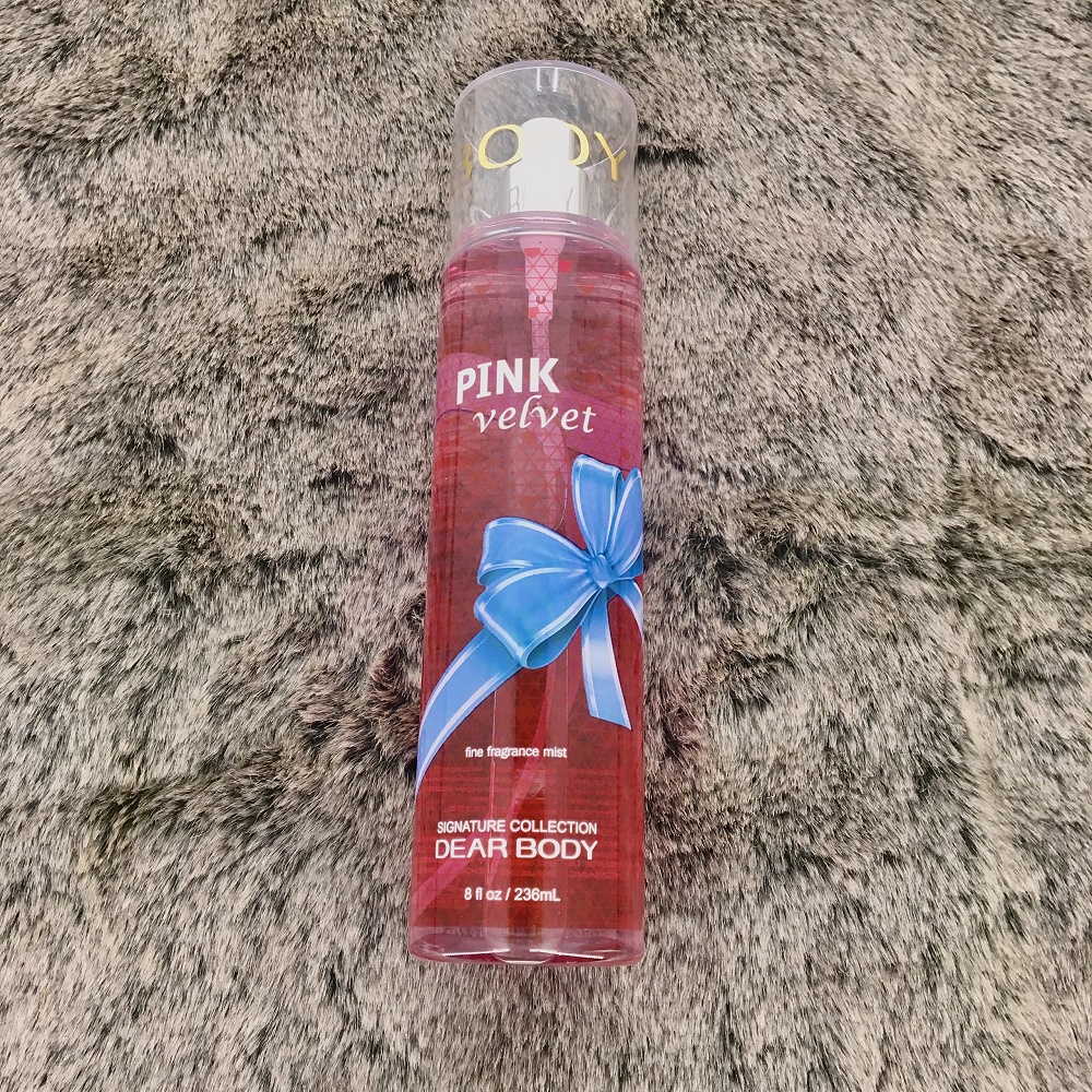 BODY MIST DEAR BODY 236ml - XỊT THƠM TOÀN THÂN -  PINK VELVET