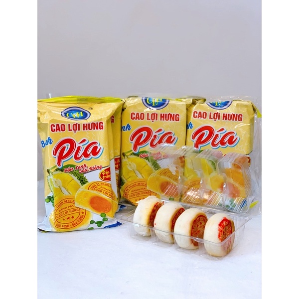 Bịch 12 cái Bánh Pía Mini Nhân đậu xanh sầu riêng trứng xây_Bánh Pía Cao Lợi Hưng_Đặc sản Sóc Trăng,Đặc sản Miền Tây,b12