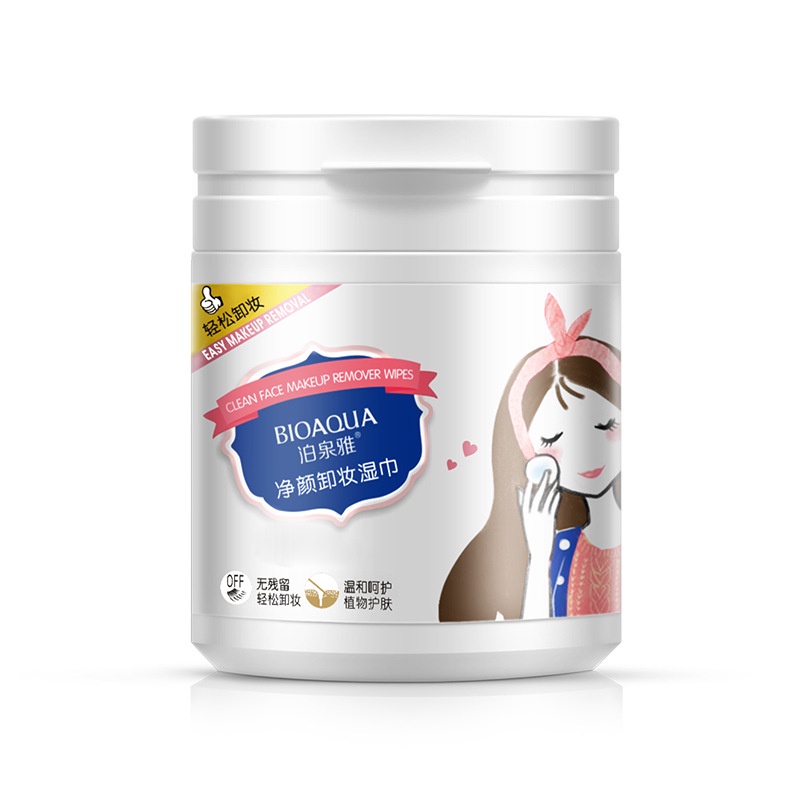Bông Tẩy trang Bioaqua Hộp Bông Lau mặt Dưỡng ẩm Sạch da Surica BTT06 (100c)