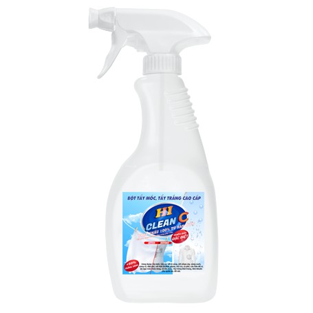 Nước tẩy trắng quần áo TRẮNG Hi-Clean C 500ml nhập khẩu Hàn Quốc đánh bật vết mốc nhựa cây ố vàng và các vết bẩn khác