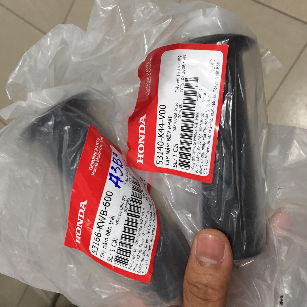 BAO TAY AIR BLADE  2008, 2009, 2010,2011,2012,2013,2014,2015,2016,2017,2018,2019,2020 CHÍNH HÃNG HONDA