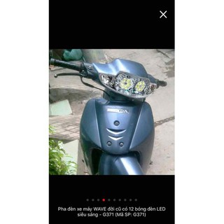 Đèn led Honda wave - pha led wave nhỏ - led wave anpha - led wave 3cd