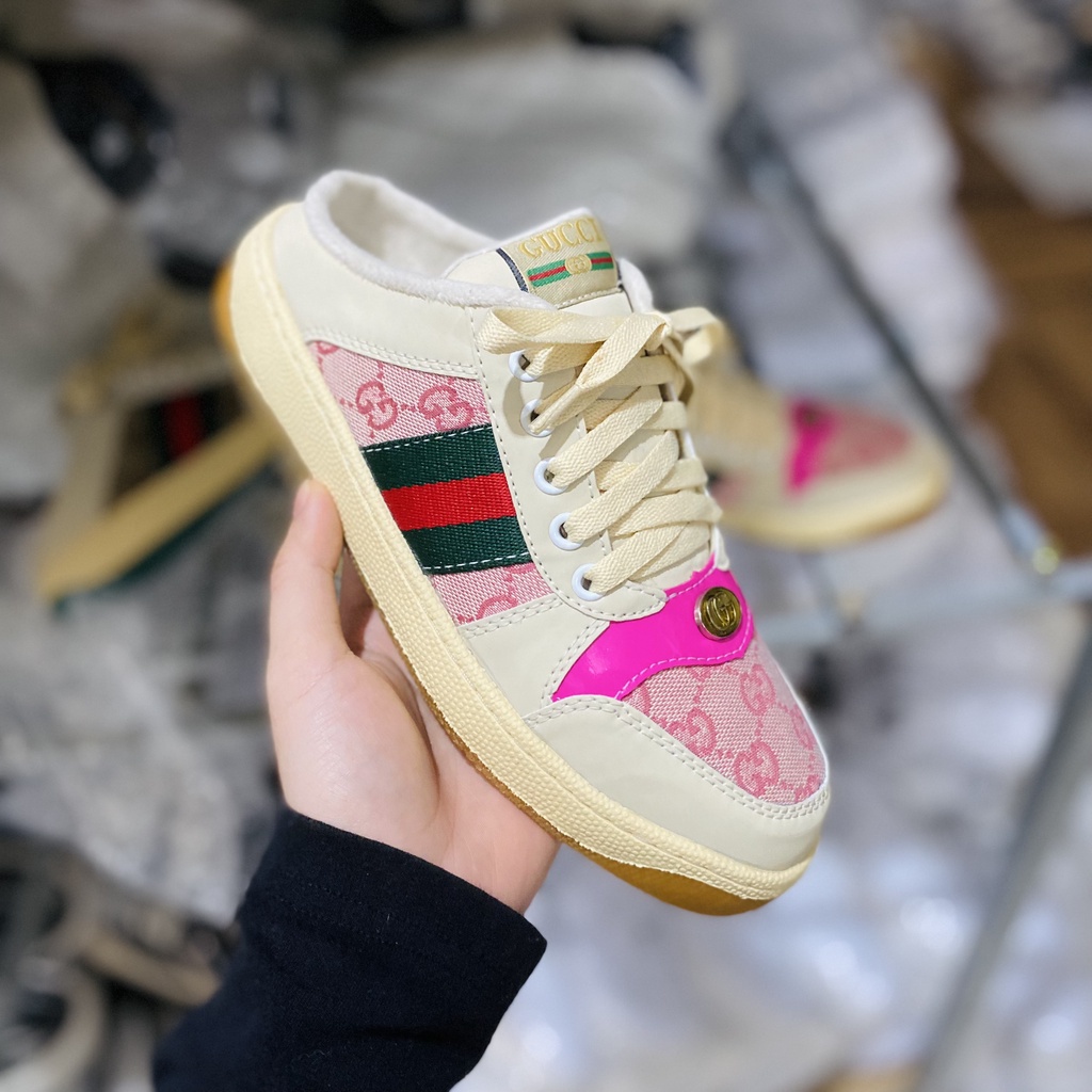 Giày sục nữ GG sơn tùng, giày sục nữ gg sơn tùng, hải tú hàng cao cấp full size 36-40