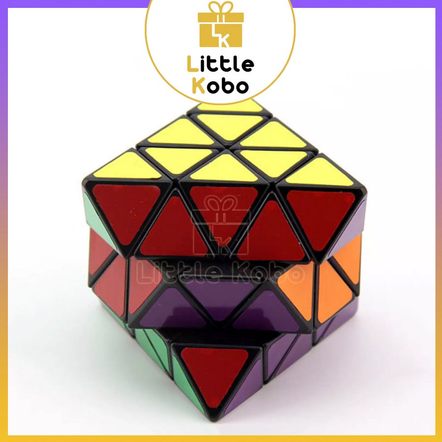 Rubik Biến Thể Lanlan 4x4 8-Axis Skewb Diamond Octahedron Rubik 8 Mặt Bát Diện Đều