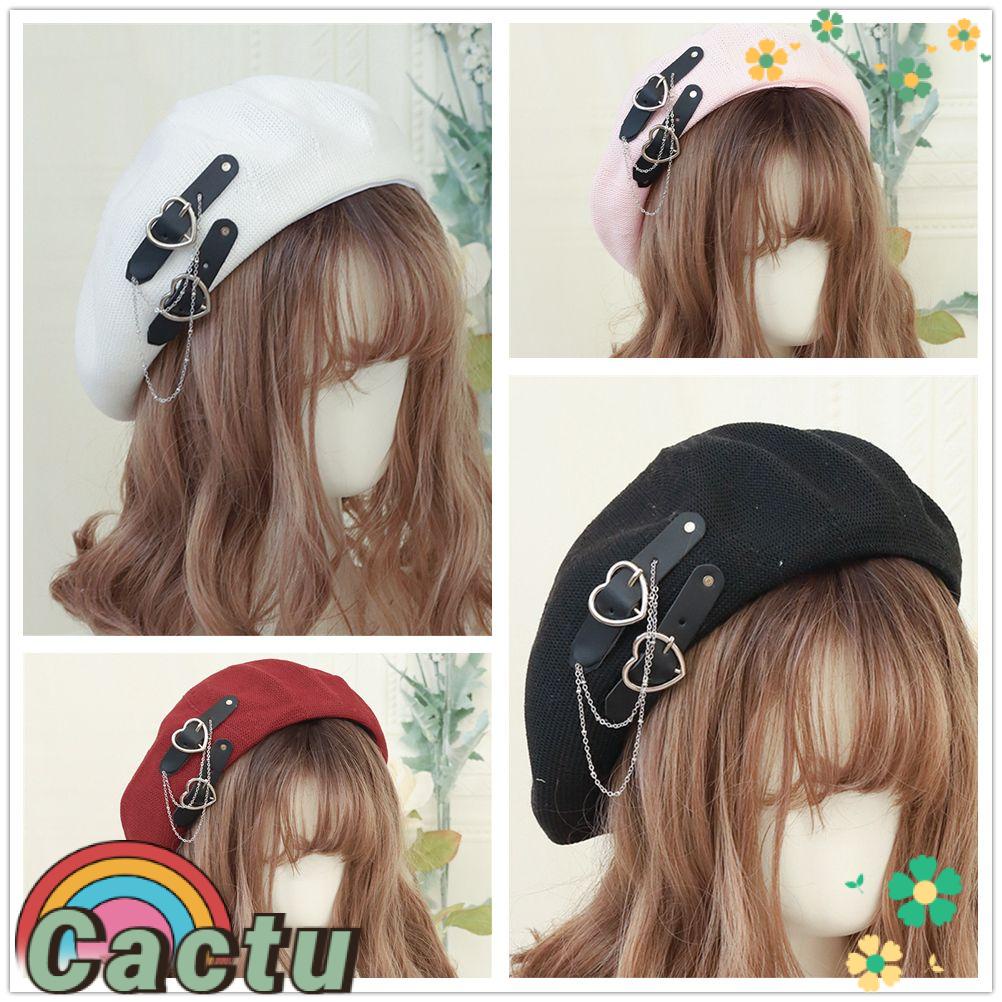 Mũ Nồi Thiết Kế Phong Cách Gothic Punk Ấm Áp Cho Nữ