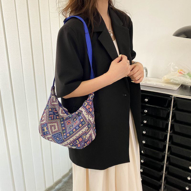 Túi Đeo Vai Cỡ Lớn Chất Liệu Canvas Thiết Kế Mới Thời Trang Mùa Hè Cho Nữ 2023