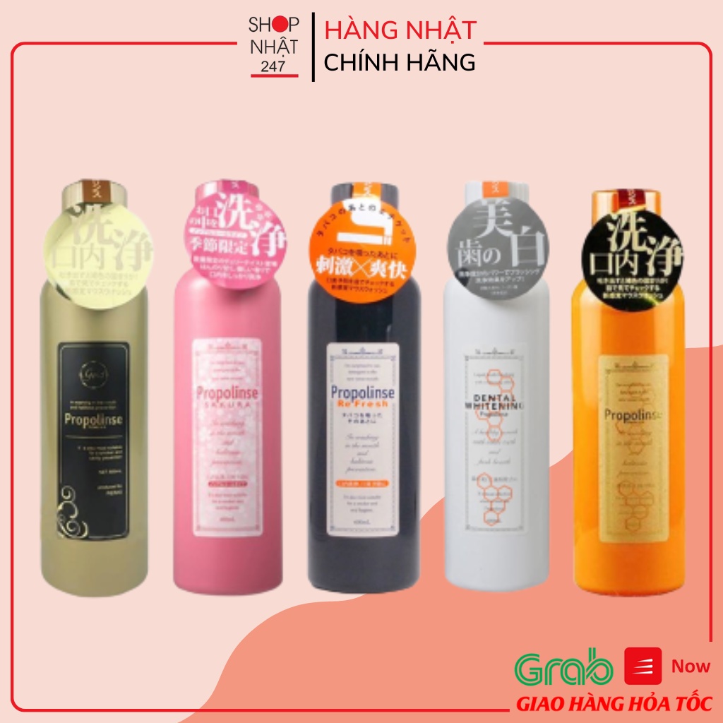 [Hỏa Tốc HN] Nước súc miệng Propolinse 600ml nội địa Nhật Bản