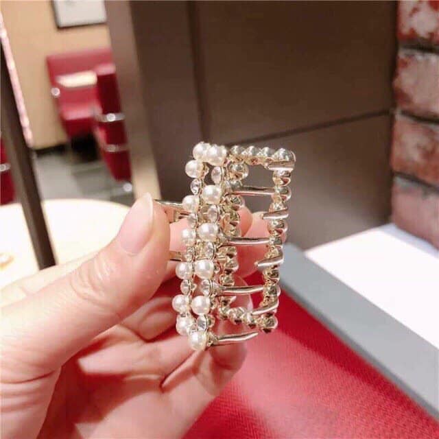 SÉT 3 KẸP TÓC ĐÍNH ĐÁ HÀN QUỐC SIÊU XINH