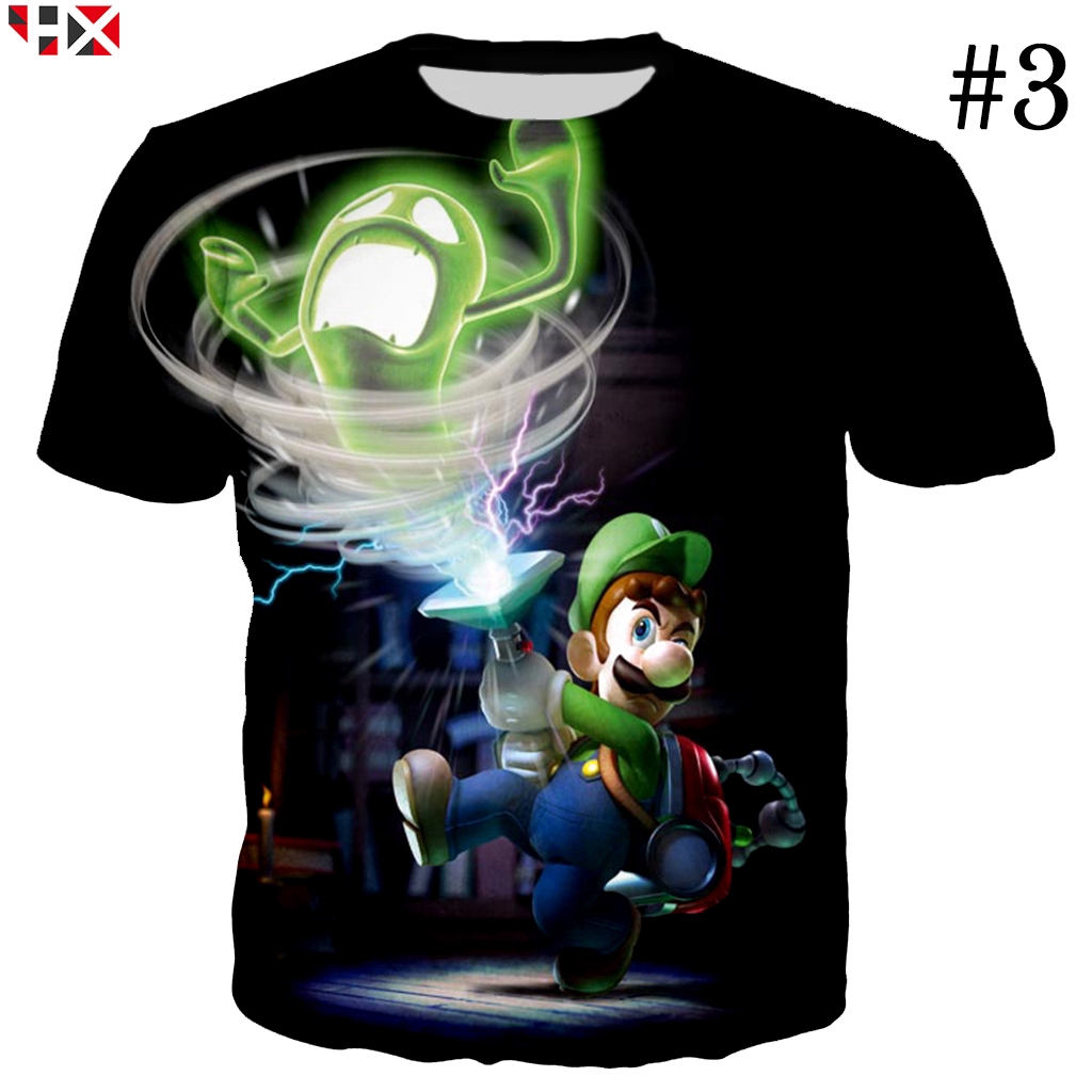 CLOOCL Game Super Mario 3D Men Casual T-Shirts