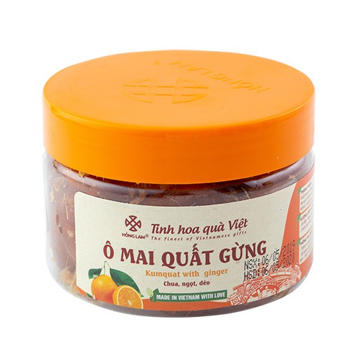 Ô Mai Quất Gừng - Vị Chua Ngọt Dẻo