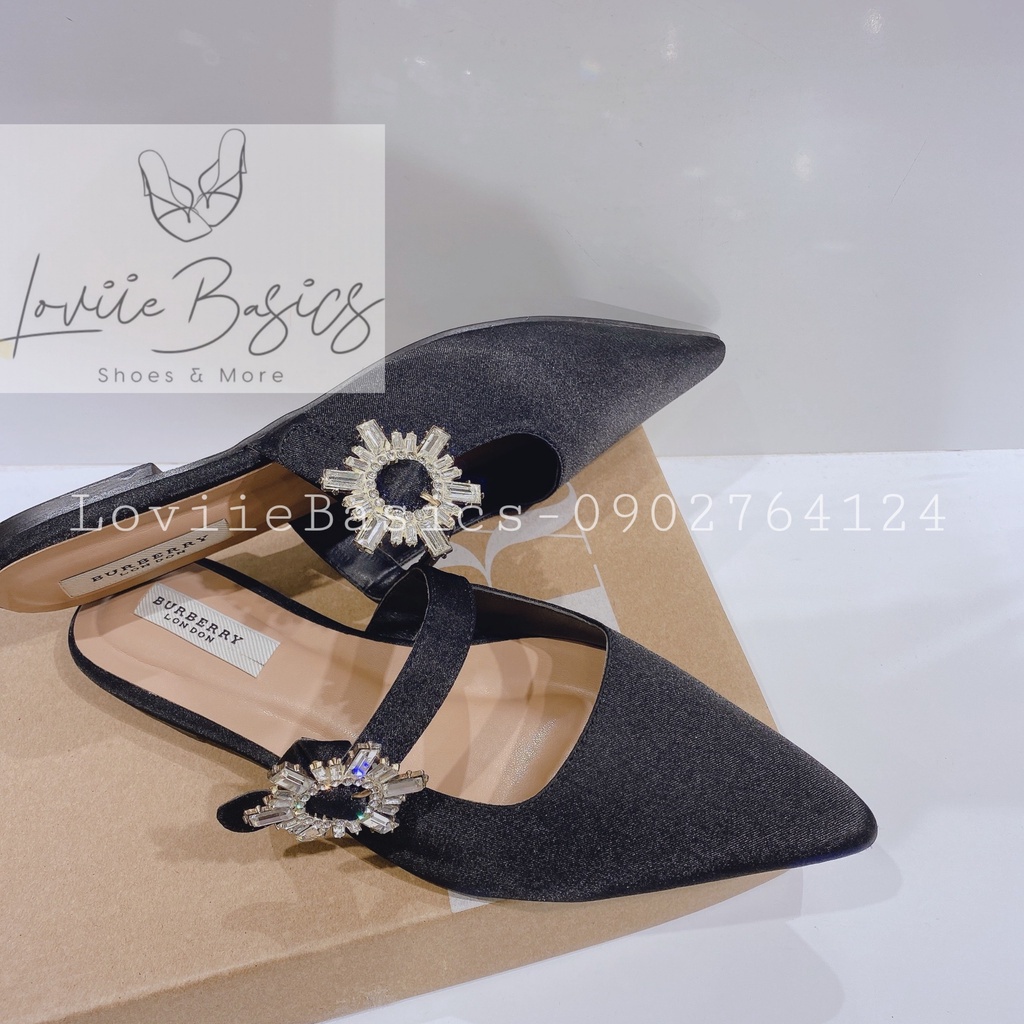 DÉP SỤC NỮ MŨI NHỌN LOVIIE BASICS - LÊ SỤC ĐÉ BỆT NƠ CARO THỜI TRANG HÀN QUỐC D200841 D201283