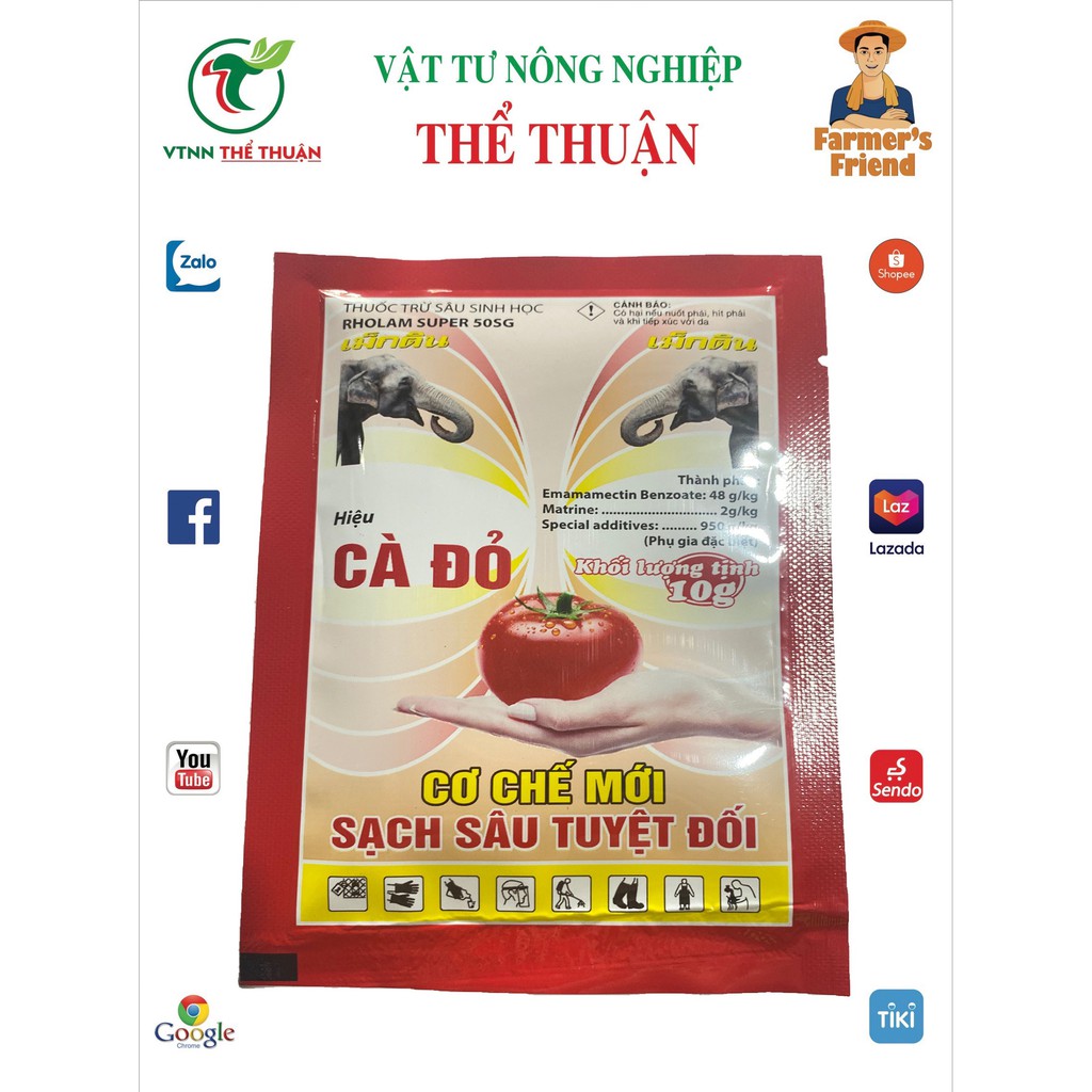 Thuốc trừ sâu sinh học RHOLAM SUPER 500SG