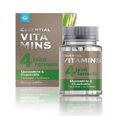 [ GIÁ SỈ ]- Essential Vitamins Glucosamine &amp; Chondroitin siberian, bổ sung glucosamin, tăng dịch nhờn cho khớp - Hộp 60v