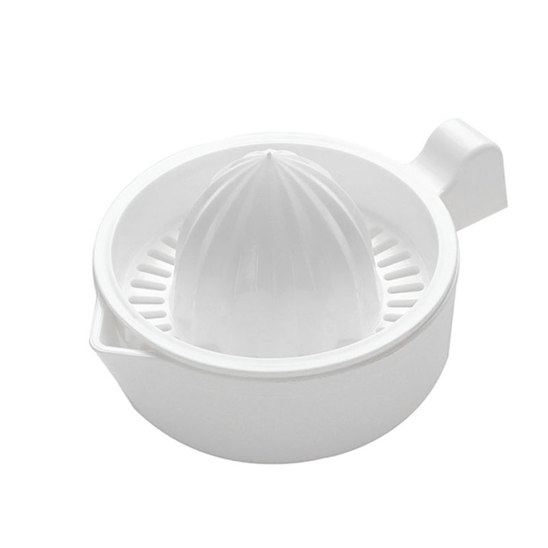 Khay vắt nước ép cam hai lớp mini bằng nhựa kèm quai cầm