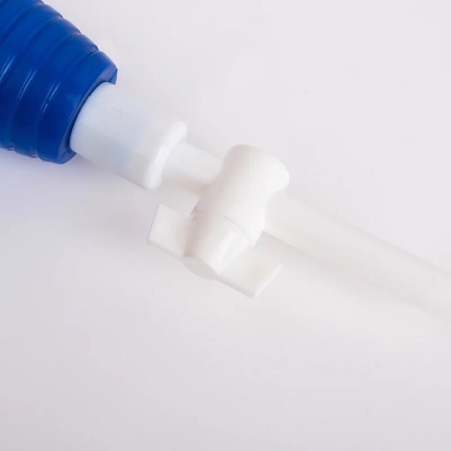 Hút Cặn Bơm Tay Cầm Loại Tốt Có Van Khóa - Hút Đáy Thay Nước Hồ Cá