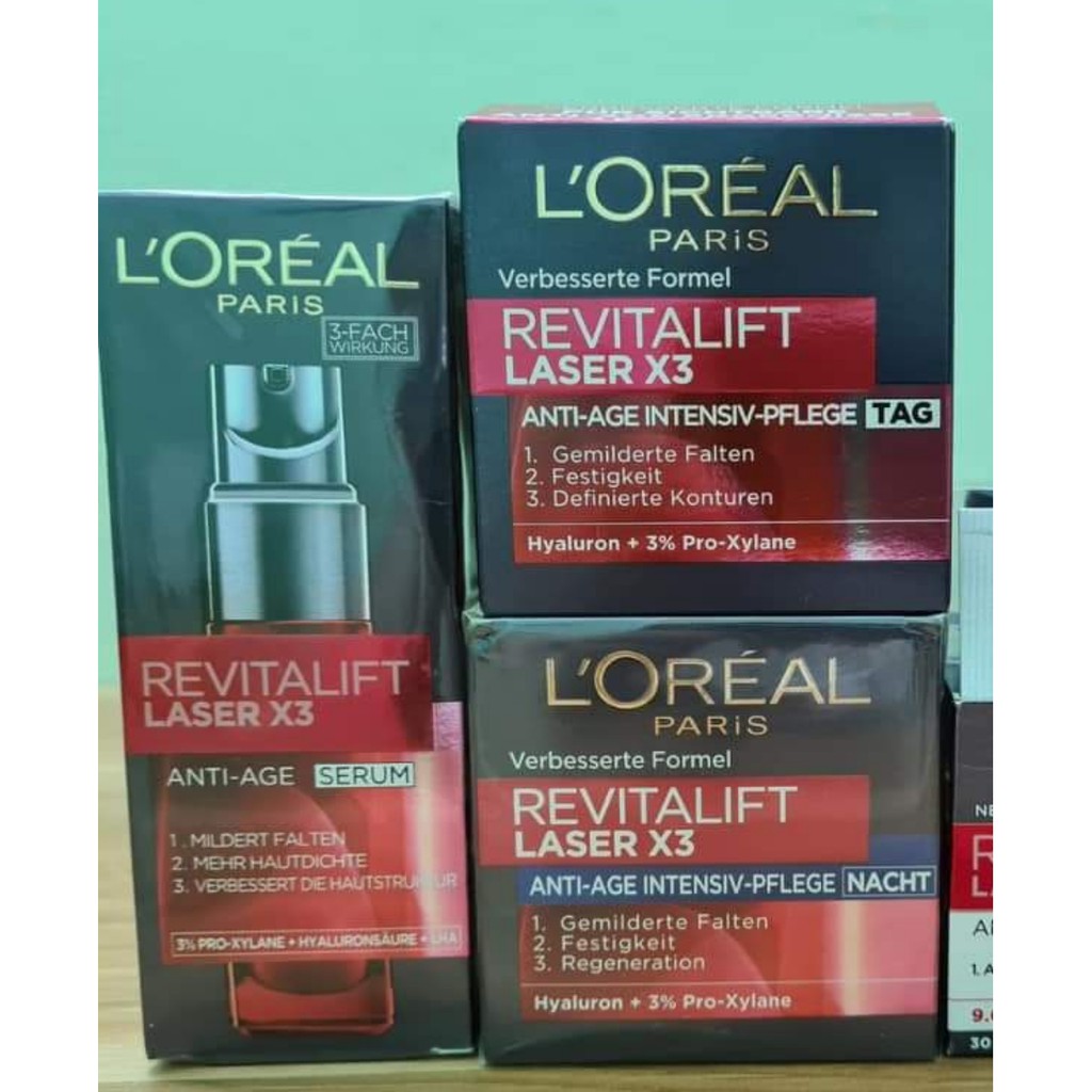 Bộ chống lão hóa da Loreal Revitalift Laser X3 chuẩn Pháp