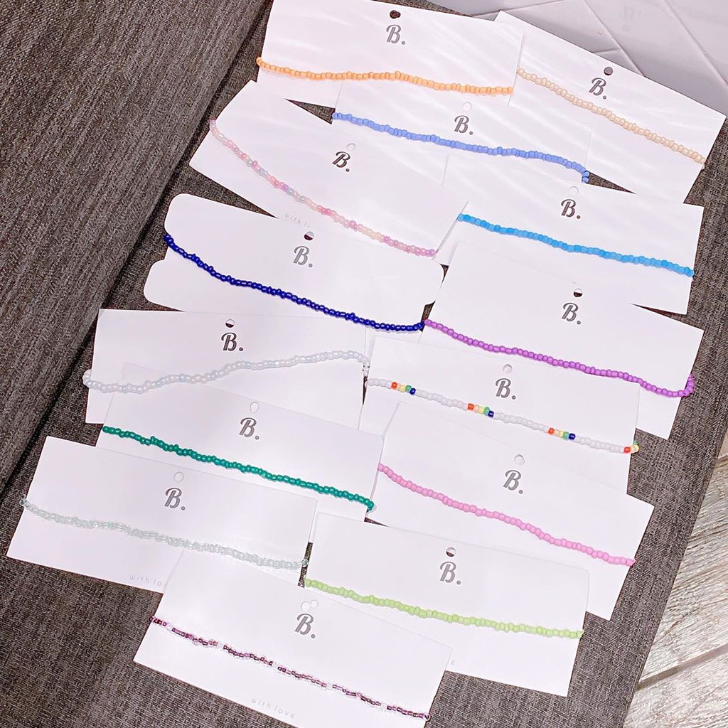 Choker Hạt Cườm Màu