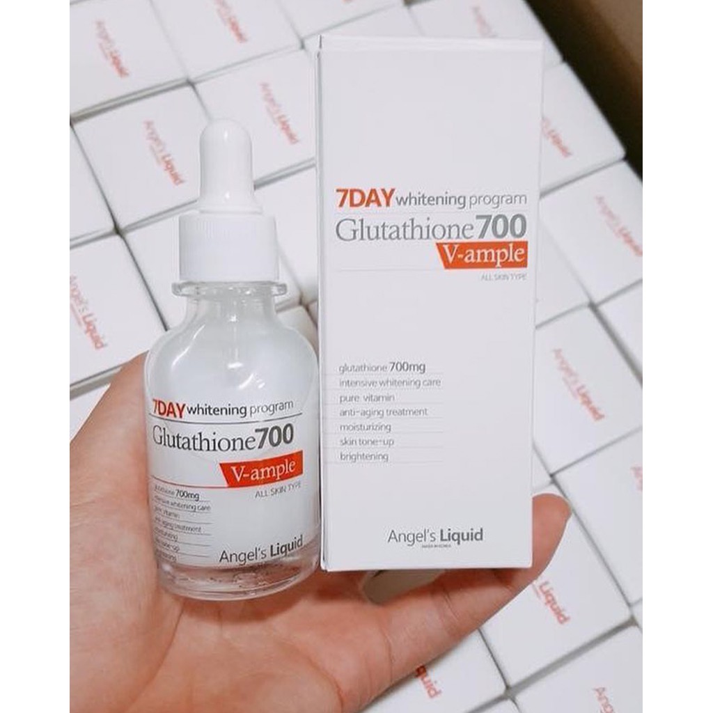 Serum Trắng Da Angel's Liquid 7 Day Glutathione 700 V-ample 30ml