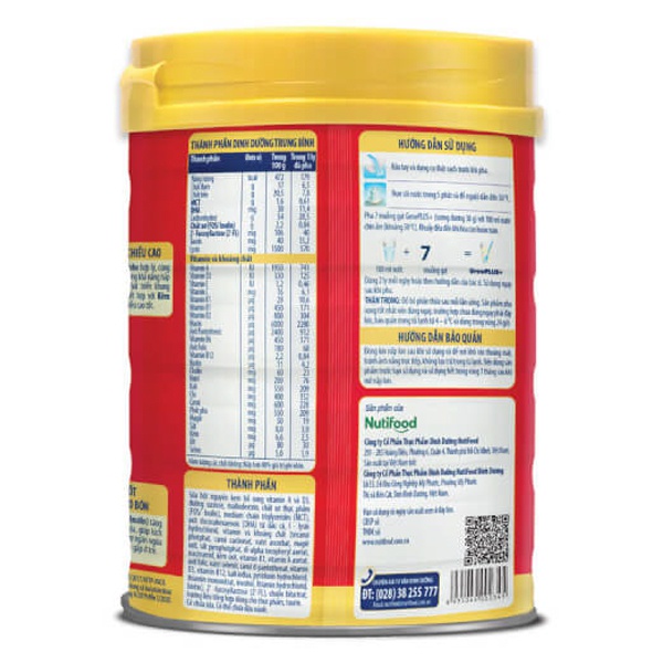 Sữa GrowPLUS+ Đỏ 900g