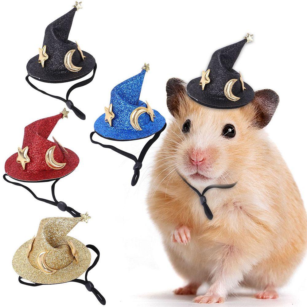 ELLSWORTH Mũ Đội Đầu Dễ Thương Dành Cho Chuột Hamster / Thỏ / Heo Có Thể Điều Chỉnh Kích