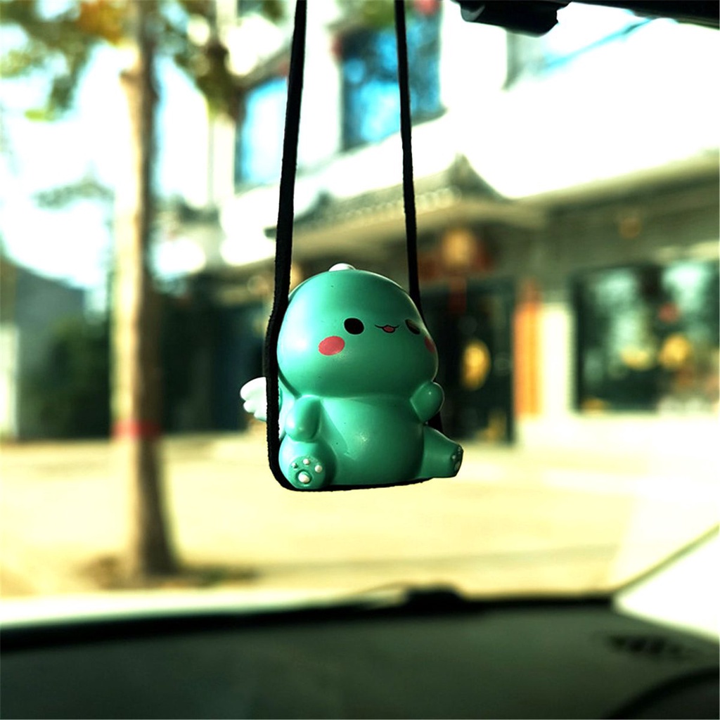 Phụ Kiện Trang Trí Xe Hơi Hình Khủng Long Dễ Thương Bắt Mắt