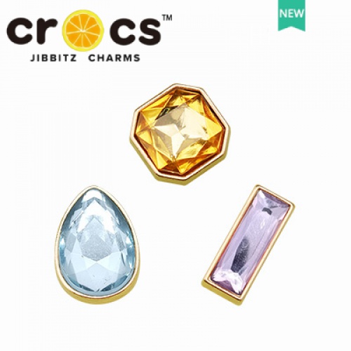 Phụ Kiện Khóa Giày crocs Hình Hoa Bằng Kim Loại Sáng Tạo DIY charms