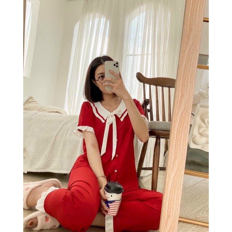 PYJAMA TIỂU THƯ TAY NGẮN SIÊU XINH