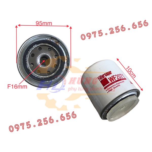 Lọc dầu WF2071 (F16) phụ tùng ô tô phụ tùng Hùng Lỳ Lọc dầu các loại