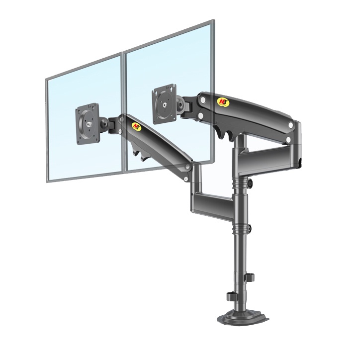 Giá Treo 2 Màn Hình Máy Tính 22 - 32 inch H180 Nhập Khẩu Chính Hãng North Bayou