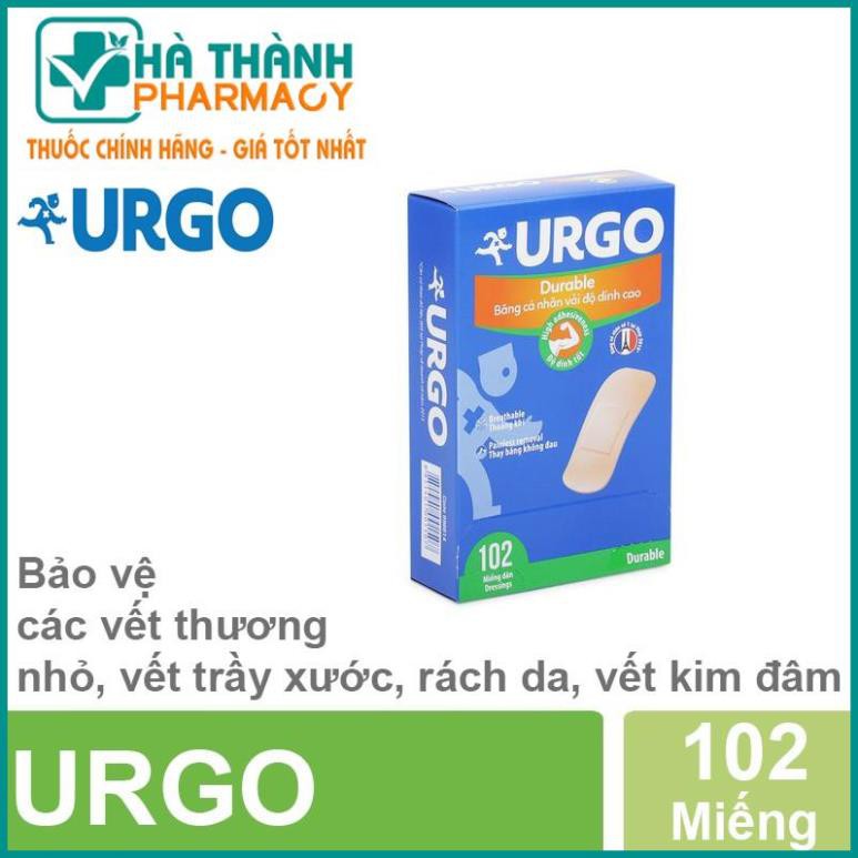 Urgo Durable - Miếng nhỏ ( Hộp 102 miếng )