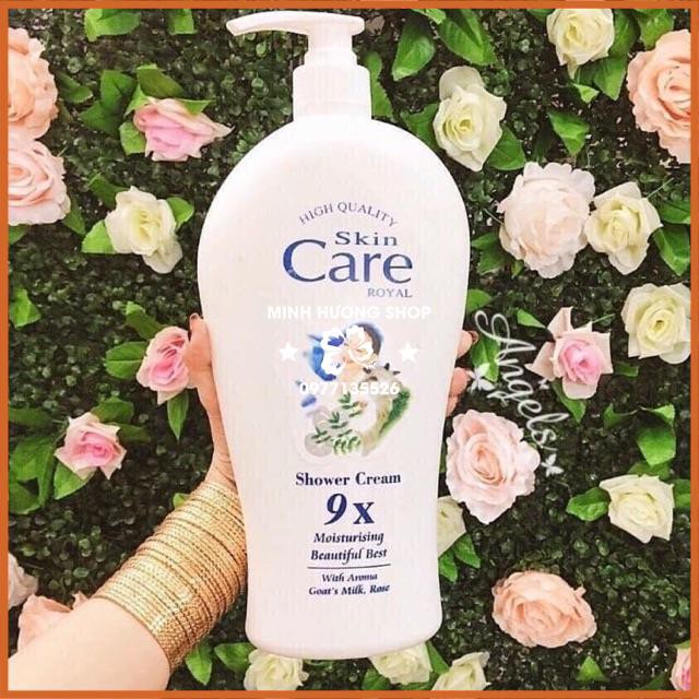 Sữa Tắm Dê White Care 9X Sáng Mịn Hơn Thơm Lâu Hơn