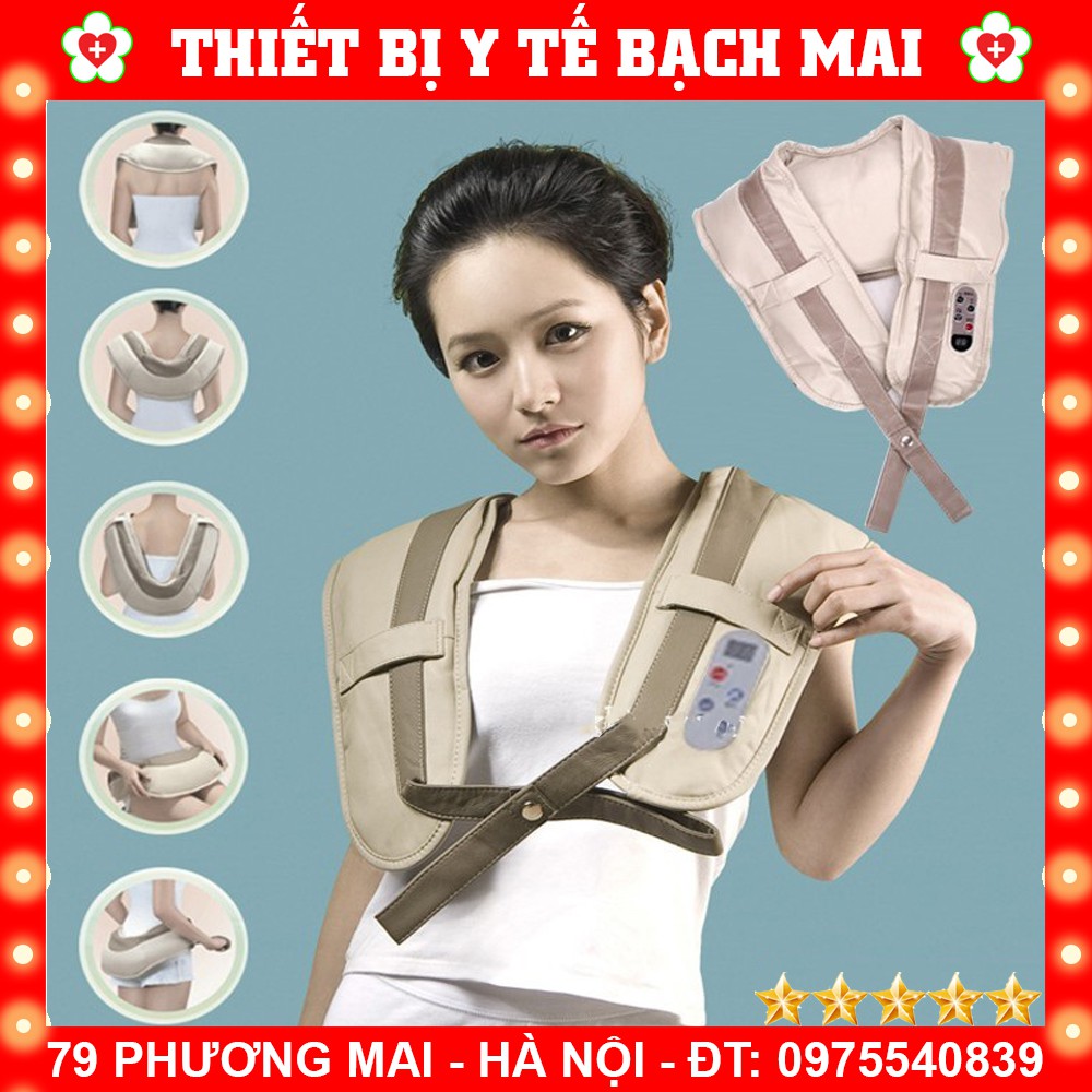 Đai Massage Xoa Bóp Lưng, Cổ, Vai, Gáy - Lưu Thông Tuần Hoàn Máu