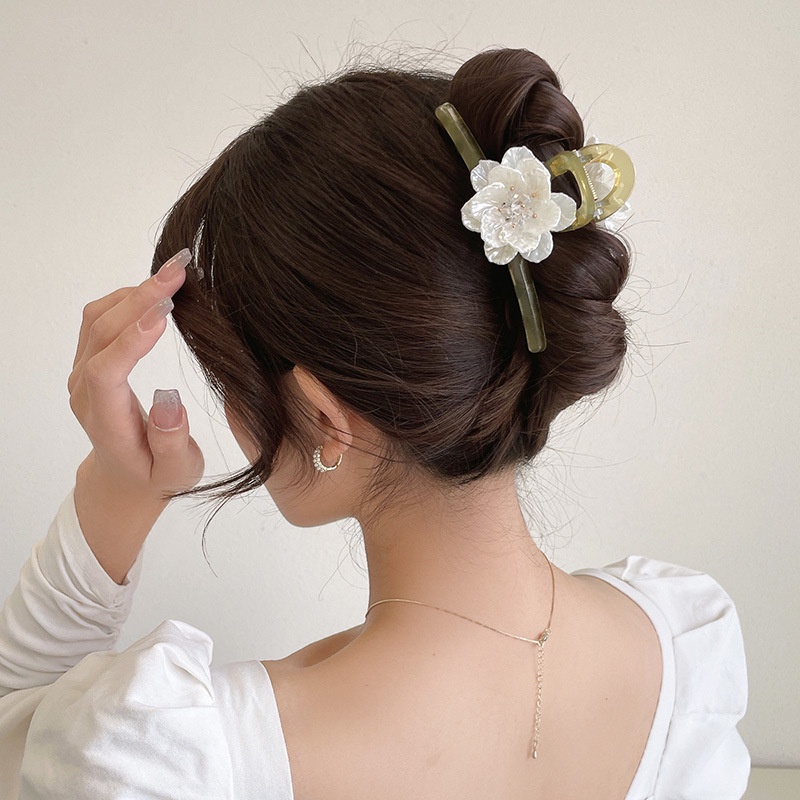 Kẹp Tóc Càng Cua Màu Trong Hình Trái Tim/Nhiều Màu Sắc