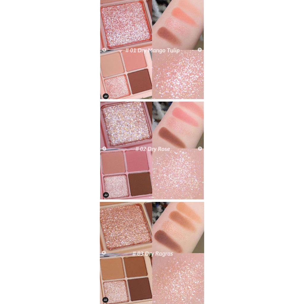 Màu mắt 4 ô Romand Better Than Eyes