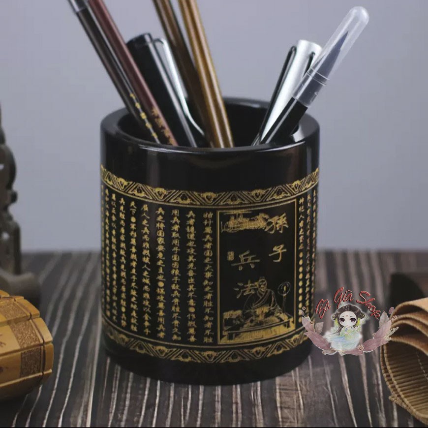 Đặt trước Lọ đựng bút thư pháp đạo cụ trang trí