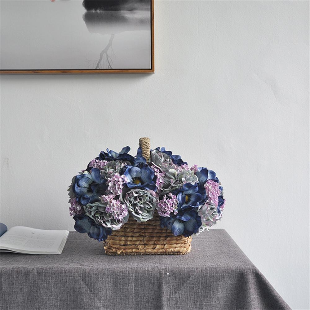 KUNHEV Set 6 Bông Hoa Mẫu Đơn Giả DIY Trang Trí Sổ Lưu Niệm Phòng Cô Dâu