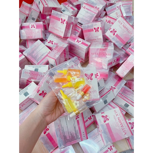 COMBO SET KÍCH TRẮNG VITAMIN + TRUYỀN  TRẮNG pha dưỡng thể