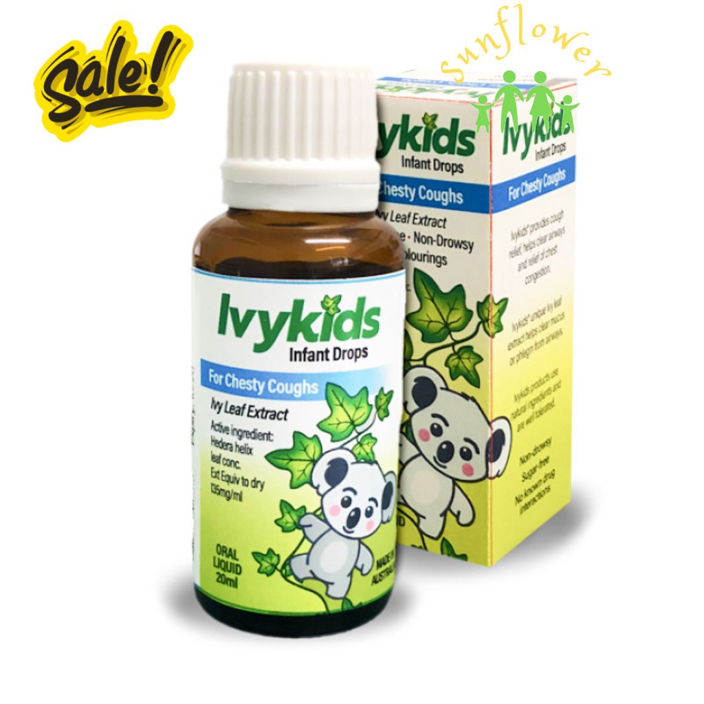 Tinh chất ho Ivykids Úc 20ml