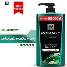 Dầu gội đầu Romano Classic tóc chắc khoẻ 650g