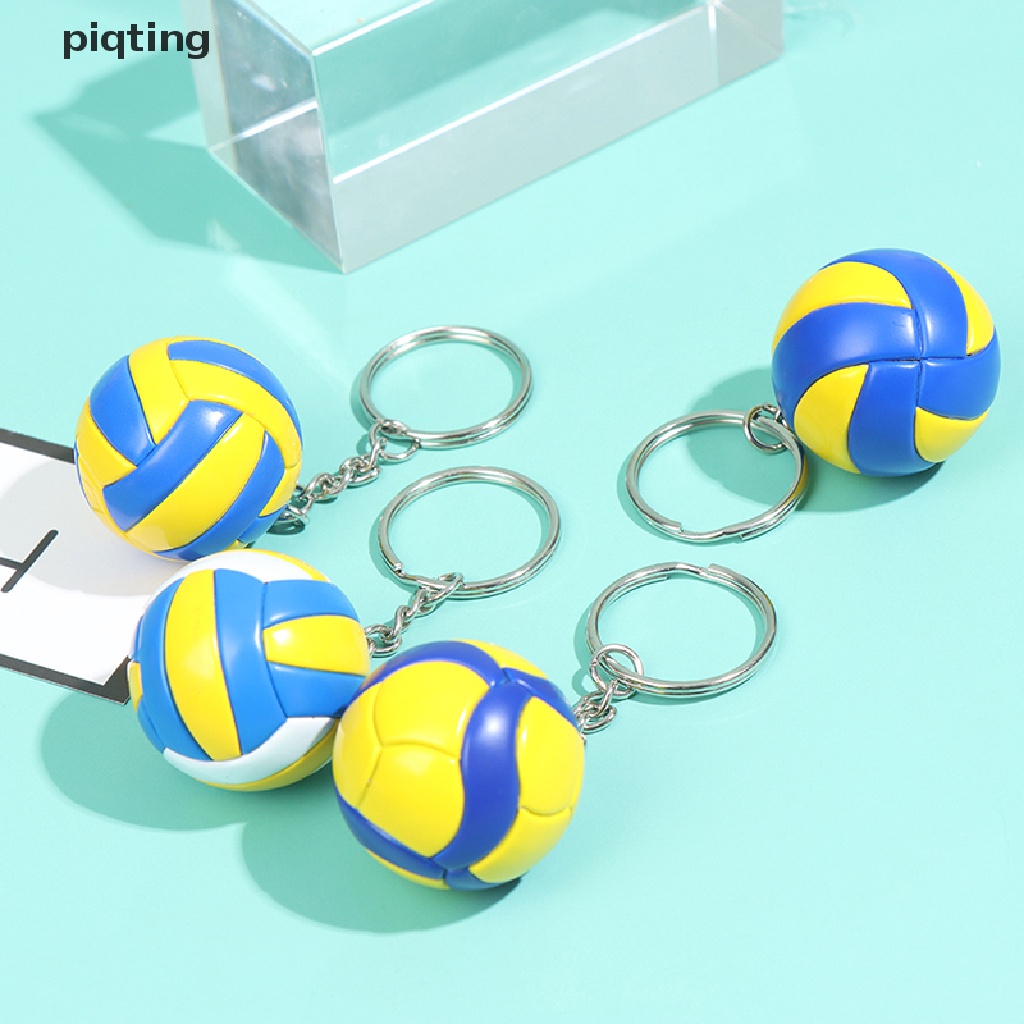 Móc Khóa Quả Bóng Chuyền Mini Bằng Nhựa PVC