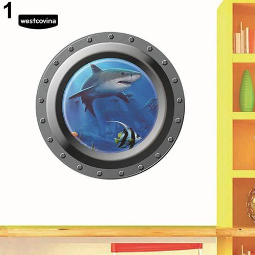 Đề can dán trang trí hình ô cửa sổ của tàu ngầm