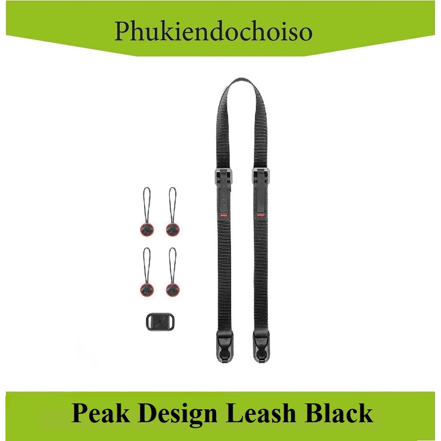 Dây máy ảnh PeakDeasign Leash Black, Màu đen