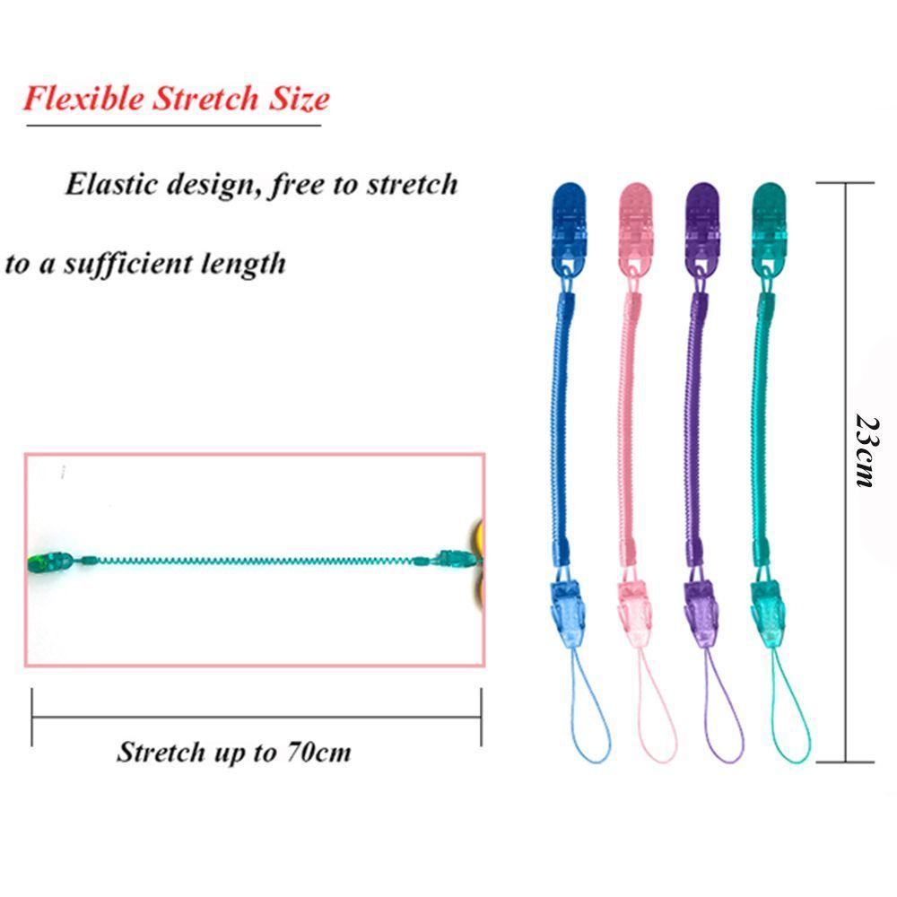 Bộ 2 Dây Lò Xo Kẹp Núm Vú Giả Cho Bé Sơ Sinh